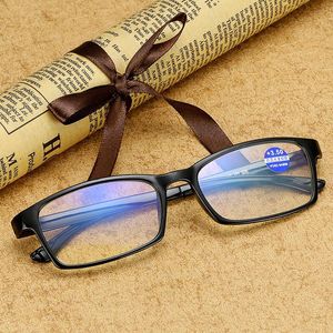 Sunglasses Fashion Men Women Ultralight Reading Glasses Anti Blue Light Far Near Magnification Eyewear Presbyopic 150 200