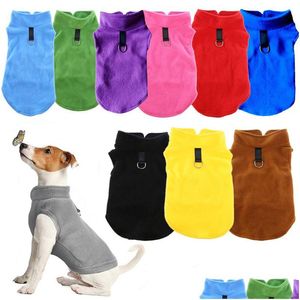 Abbigliamento per cani Abbigliamento in morbido pile per cani di piccola taglia Primavera Estate Cuccioli Gatti Gilet Shih Tzu Chihuahua Abbigliamento Francese Bldog Giacca Pug Coa Dhwpi