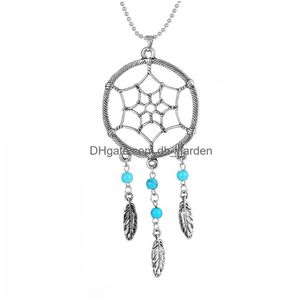 Botão do umbigo anéis CC001 Dream Catcher Car Charm Aqua.Color Jóias de moda de moda Manual Drop Drop Body Body Dhgarden Dhrfg