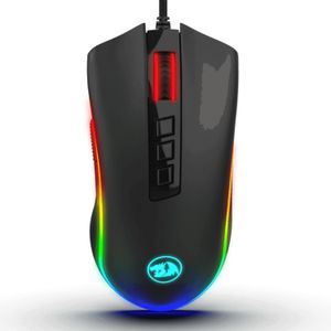 n M711-FPS Cobra Optical Switch (LK) Gaming Mouse RGB Backlit 24000 DPI 7 Programmable Buttons PC Computer Gaming Mice