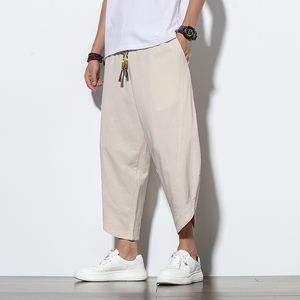 Pantaloni da uomo uomini pantaloni autunnali lunghi pantaloni harem solidi pantaloni da uomo hip hop casual hip hop jogger coreano joggers maschio high street vestiti pantaloni 230311