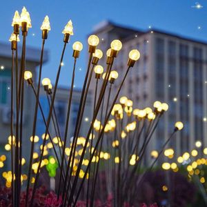 Bodenlicht Solar wasserdicht energiesparende Flutlichter kältebeständig langlebig lichtbeständig Landschaftsbeleuchtung Garten 6 weiße Lampe