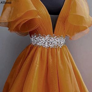 Luxury Sparkle Rhinestones Wedding Dress Sashes Waist Belt Silver Alloy Flower Crystal Belts for Bride Women Waistband Jewel Accessories Bridal Sashes CL1985
