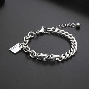 Bracelets IMI personality Korean titanium steel fashion men's and women's lovers accessories hand jewelry bracelet hip hop yl173