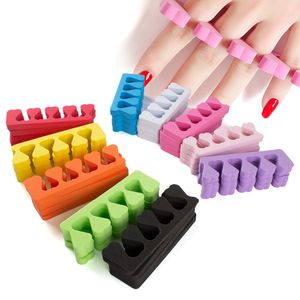 Toe Separators 800st Pedicure Toe Separators Set Bulk Nail Art Finger Separators Soft Foam Toe Bår för tår Finger Releasching Holding 230310