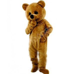 Hot Sales Brown Urso Brown Urso MASCOT Costumes de desenho animado traje de caráter traje de festa ao ar livre