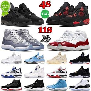 NY 2023 J4S OG 2022 SAIL 4 4S MENS BASKABAL Sneakers 11 11s Cherry Cool Grey Concord Gamma University Blue Fire Red Oreo Bred Black Cat White White White