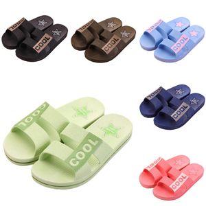 Slippers green black breathe purple women men shoes Beach Coast bathroom Indoor outdoor antiskid sandal size 36-45