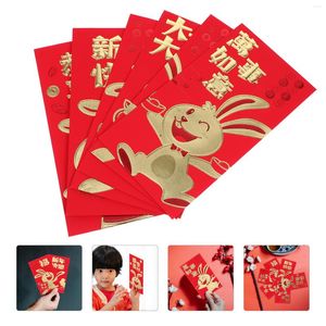 Confezione regalo Red Money Year Busta Pacchetto Pacchetti cinesi Buste Tasca tradizionale Bao Vedi Hong Festival Regali primaverili