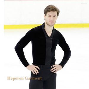 Stage desgaste meninos personalizados ou homem de manga longa Patins de patinação de performance Clothing Ice Leotard ginástica Competição de dança