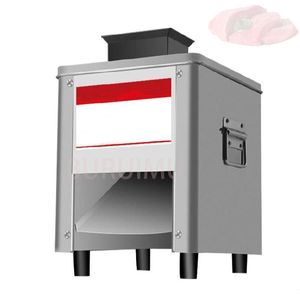 Commercial Electric Slicer Meat Cutter Machine Stainless Steel Meat Slicer Vegetable Pork Beef Cutting Shredded Diced