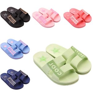 Slippers Indoor Outdoor Soft Deep Dark Green Breathe Pink Black Women Men Shoes Beach Coast Bathroom Antiskid Sandal Size 36-45 GAI