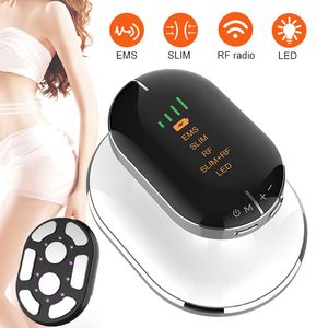 Helkroppsmassager EMS RF Radiofrekvens Body Slimming Machine Fat Slim Shaping Device LED Lättterapi Förlora vikt Cellulit Massager 230310