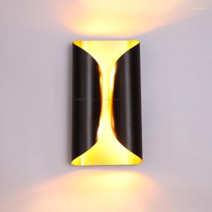Wall Lamps Mounted Lamp Nordic Led Switch Living Room Decoration Accessories Black Bathroom Fixtures Dorm Decor