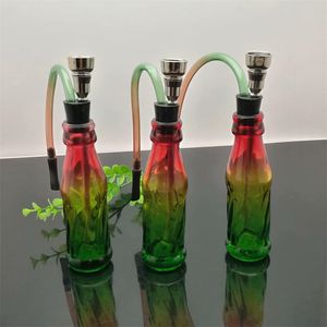 Fumando tubos da Europa e Americaglass Bubbler de tubo de tubo de água Bonga de bong de vidro de vidro de coque e garrafa de água de vidro