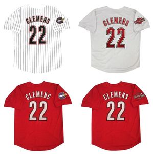 Zszyte koszulki baseballowe 22 Roger Clemens 2004 2005 Mężczyźni Kobiety Młodzież S-4xl Mesh Classics Retro Jersey