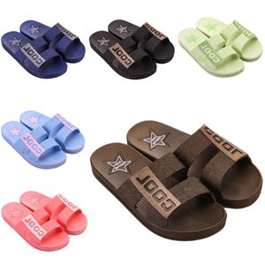 Deep 2023 hotSlippers Indoor Outdoor Soft Blue Brown Breathe Women Men Shoes Beach Coast Bathroom Antiskid Sandal Size 36-45