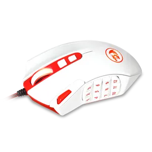 N M901 Perdition Wired Gaming Mouse MMO MICE 24000 DPI 18 Programmerbara knappar Viktinställning för Windows PC -spelare