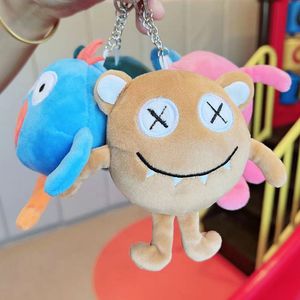 Mini tecknad anime söt plysch doll leksak barnkö för att dekorera docka fluffiga fyllda leksaker 12 cm