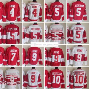 1926-1999 film retro CCM Hockey Jersey Hafdery 5 Nicklaslidstrom Jerseys CCM Hafter 9 Gordiehowe 4 Gordiehowe 7 TEDLINDSAY 10 JESSDELVECCHIO Jerseys