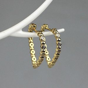 Hoop Earrings 10pair/lot Fashion Cz Earring Heart Shape Big Hoops Cubic Zircon Design Women Jewelry Wholesale & Huggie