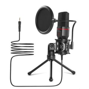 N GM100 MicroHone 3,5 mm XLR Pop Filtro Tripé Stand Montagem de choque para Gaming Streaming Recording Podcasting Broadcasting