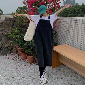 Casual Dresses Summer Women Denim Dress Sundress Large Size Loose Sleeveless Black Overalls Female Adjustable Strap Solid Mid