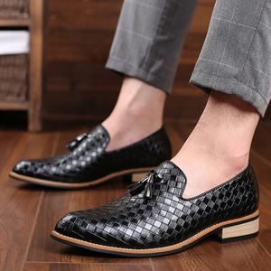 Formelle für Männer Leder Mode Kleid Geschäftsschuhe Männliche Geometrische Oxfords Party Hochzeit Casual Mens Flats Chaussure Hom Oxds s