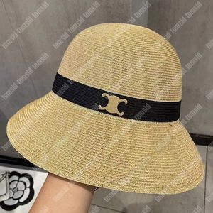 Designer Summer Bucket Hats Grass Womens Fashion brand Wide Brim Man womens Vacation Sun Protection Luxury Beach Straw Bucket Hats