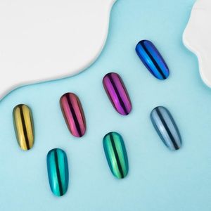 Nail Glitter 1g Mirror Effect Dazzling DIY Salon Micro Chrome Pigment Powder Laser Art Decorations Shell