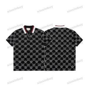 Xinxinbuy Men Designer Tee T Shirt 23SS Five Pointed Star Print Short Sleeve Cotton Women