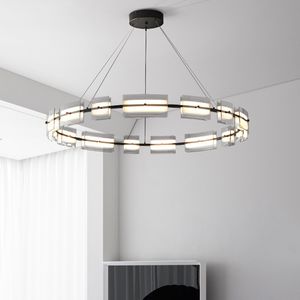 Nordiska ljuskronor för matsal tak ljuskrona belysning modern lyxhall och vardagsrum hängslampor matbord belysning