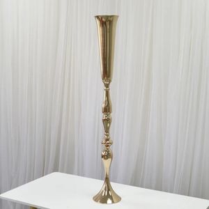 55cm/65cm/75cm/85cm/88cm/110cm/120cm) Decoração de evento de casamento Metal Metal Gold Silver Color Flower Vases de atacado Vas