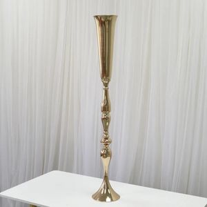 55 cm/65 cm/75 cm/85 cm/88 cm/110 cm/120 cm) Decorazione di eventi di nozze in metallo color oro argento vasi di fiori Vaso unico all'ingrosso per fiori centrotavola imke646