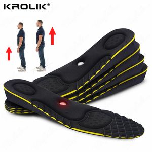 Shoe Parts Accessories Invisible Height Increase Insole For Men Women 2345cm Cushion Lift Foot Massage Magnetic Shoes Insert 230311