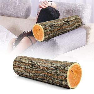 Kudde/dekorativ kudde Creative Simulation Cylinder Tree Stump Shaped Throw Pillow Cushion Hem Dekorativ soffa Kastkuddar 230311