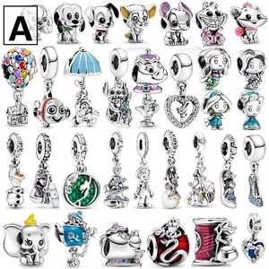 جديد 925 sterling Silver Princess Charm مناسب لبداية Pandora DIY هدايا المجوهرات الإناث