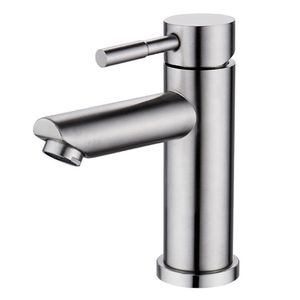 Rubinetti per lavabo da bagno Rubinetto per lavabo in acciaio inox Rubinetti per lavabo da bagno Miscelatori acqua fredda Rubinetti per lavabo con foro monocomando Rubinetto per lavabo da piano 230311