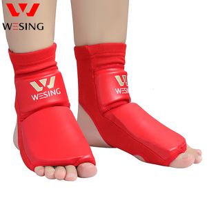Ankle Support Wesing PU Leather Instep Guard Feet Protector with Large Size for Wushu Sanda Muay Thai Training Boxing training 230311