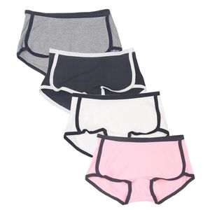 Newcute Women Boyshorts Fashion Underwear Women Foft Cotton Panties Sporter Style Boy Short Boxer Girls Lovely Underkläder M -2XL 20208A