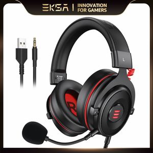Gaming Headset Gamer Wired 3.5mm Stereo/ USB 7.1 Surround Gaming Headphones For PC/PS4/PS5/Xbox with Noise Cancelling Mic