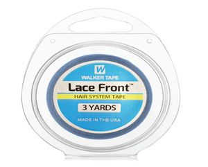 Walker Tape Blue Lace Front Support Double Side Adhesive Tape för peruker och Toupees6722235