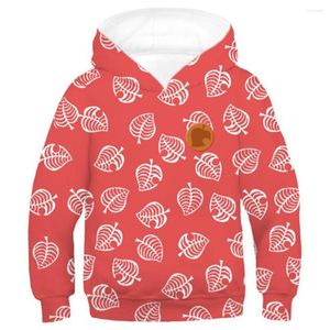 Men's Hoodies Animal Cosplay Crossing Hoodie 3D Print Hood Casual Jacket Sweatshirt Pullover For Kids Children
