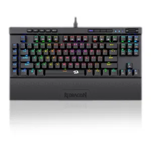 n K587 Compact 87 Key RGB TKL Mechanical Gaming Keyboard Keyboard 9 Onboard Macro Detachable For Game Laptop PC