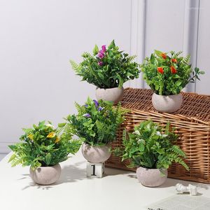 Dekorative Blumen Bonsai Simulation gefälschte künstliche Pflanzen Heimdekoration Pografie Hochzeitsstab