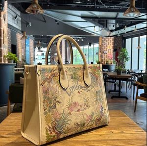 Genuine Leather women bag classic brand designer bag clutch handbag luxury printing shopping package fashion high-capacity evening bag tote bag