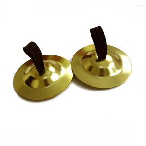 Stage Wear Professional Women Bellydance Accessories 1 Pair Copper Finger Cymbals Zills For Belly Dance