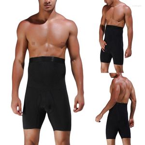 Unterhosen Herren High Waist Shaping Pants Fitness Abdomen Control Shorts