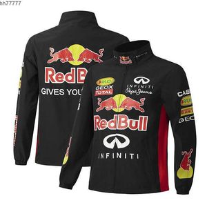 R1d1 2023 Giacche da uomo F1 Racing Suitmen's Academy Style Cappotto invernale Giacca da mucca rossa Moto ciclismo 92 Nero