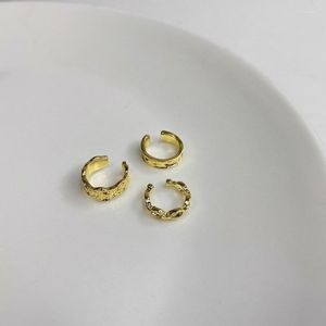 Backs Earrings U-Magical Hiphop Three-piece Suit Irregular Clip For Women Exquisite Gold Silver Color Open Wedding Jewelry